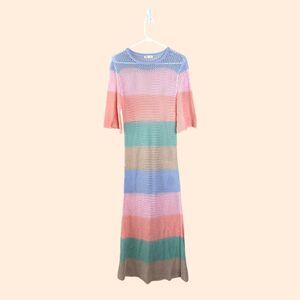 Pitusa Crochet Maxi Dress